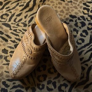 UGG Australia wooden clogs
